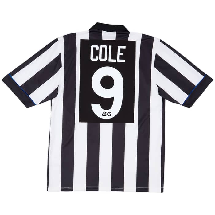 1993-95 Newcastle Home Shirt Cole #9 - 8/10 - (L)