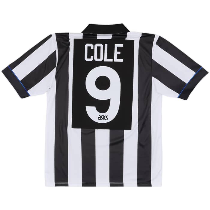 1993-95 Newcastle Home Shirt Cole #9 - 8/10 - (M)
