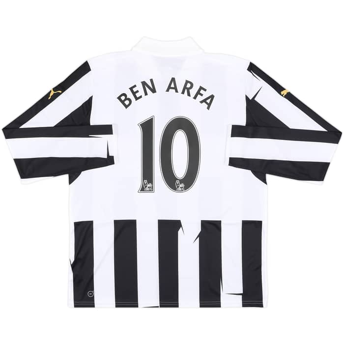 2012-13 Newcastle Home L/S Shirt Ben Arfa #10 (L)