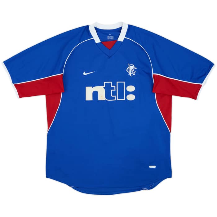 2001-02 Rangers Home Shirt - 7/10 - (L)