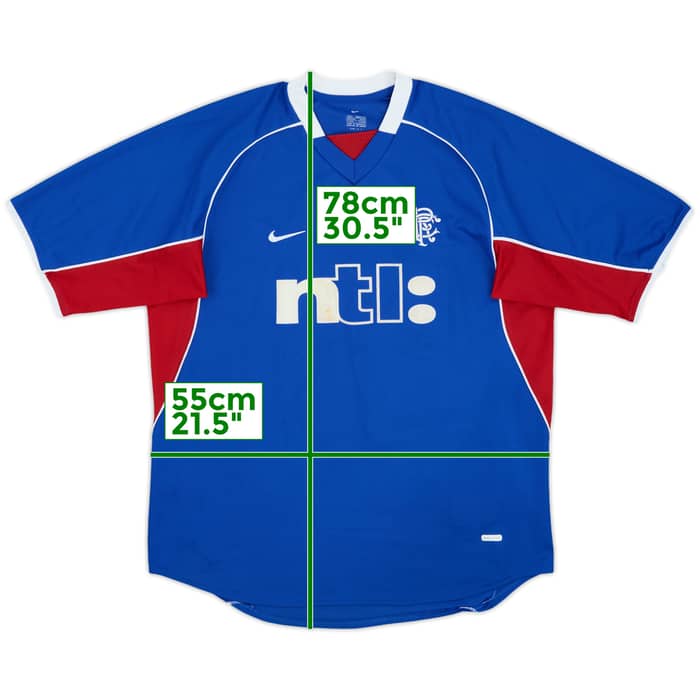 2001-02 Rangers Home Shirt - 7/10 - (L)