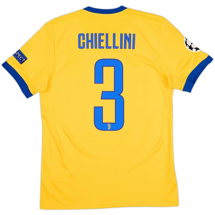 2017-18 Juventus Away Shirt Chiellini #3 - 10/10 - (S)