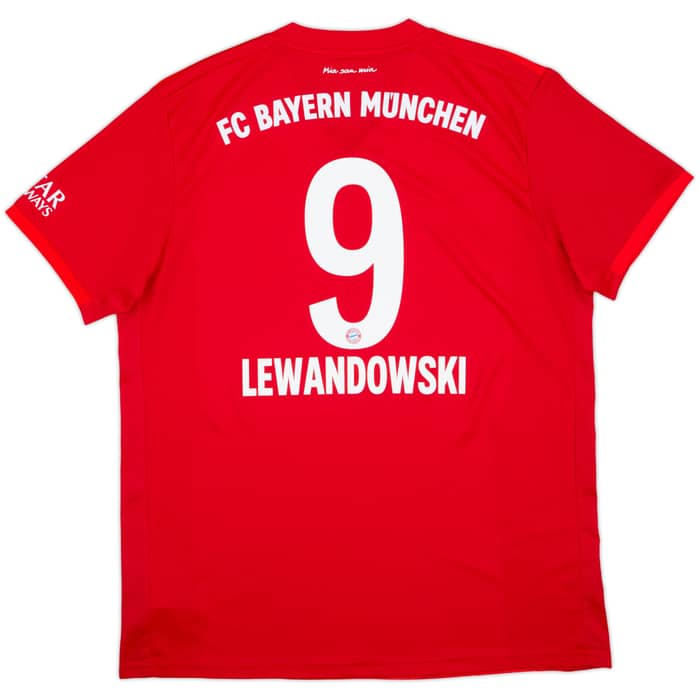2019-20 Bayern Munich Home Shirt Lewandowski #9 - 10/10 - (XL)