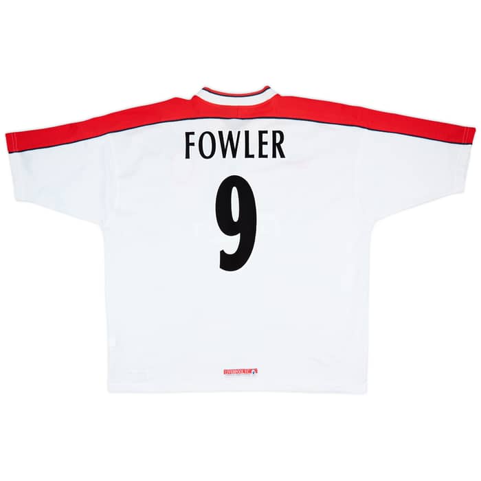 1998-99 Liverpool Away Shirt Fowler #9 - 8/10 - (XXL)
