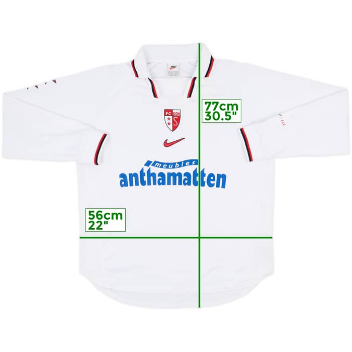 1998-00 FC Sion Player Issue Home L/S Shirt - 7/10 - (XL)