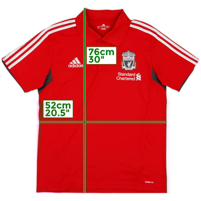 2011-12 Liverpool adidas Polo Shirt - 8/10 - (L)