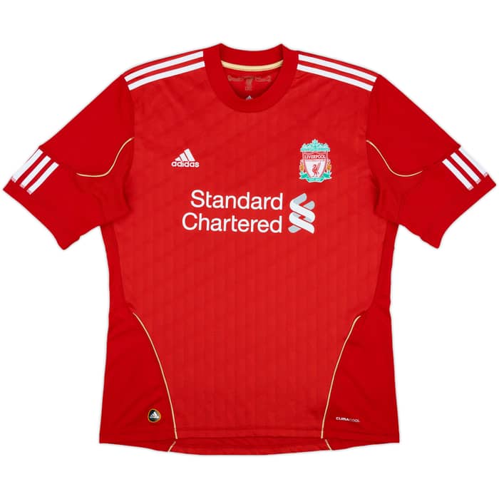 2010-12 Liverpool Home Shirt Cole #10 - 7/10 - (L)