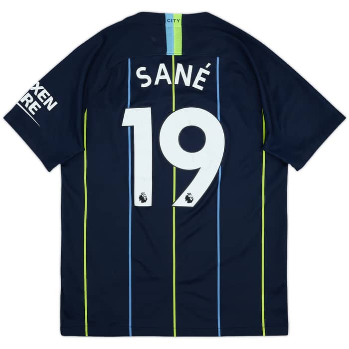 2018-19 Manchester City Away Shirt Sane #19 - 5/10 - (M)