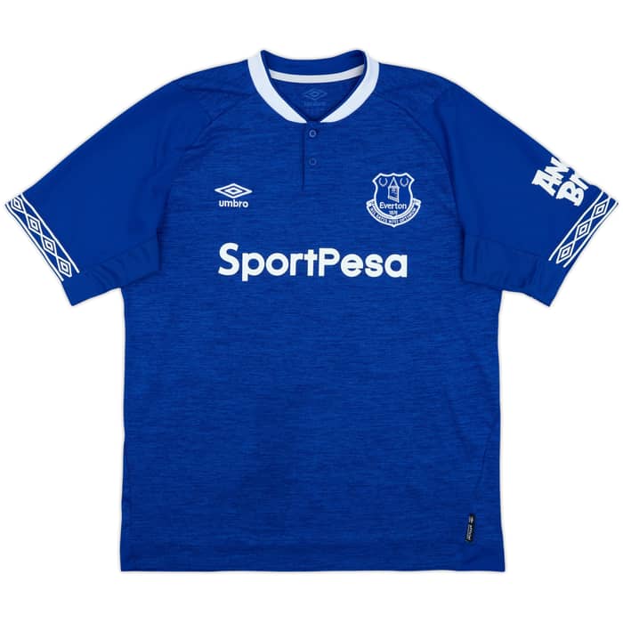 2017-18 Everton Home Shirt Baines #3 - 9/10 - (XL)