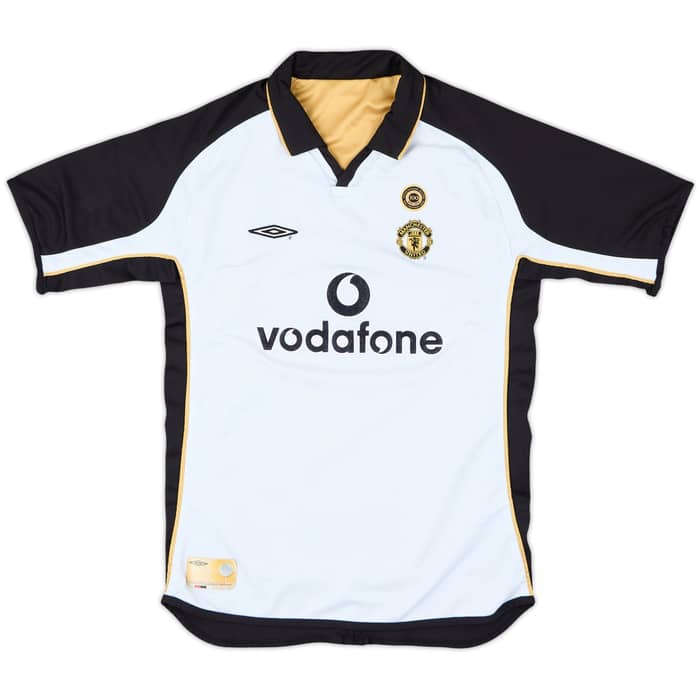 2001-02 Manchester United Centenary Away/Third Shirt - 8/10 - (L.Boys)