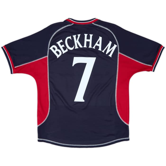 2000-01 Manchester United Third Shirt Beckham #7 - 9/10 - (M)