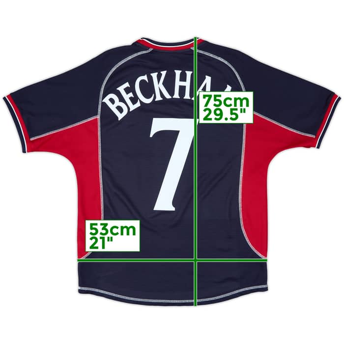 2000-01 Manchester United Third Shirt Beckham #7 - 9/10 - (M)