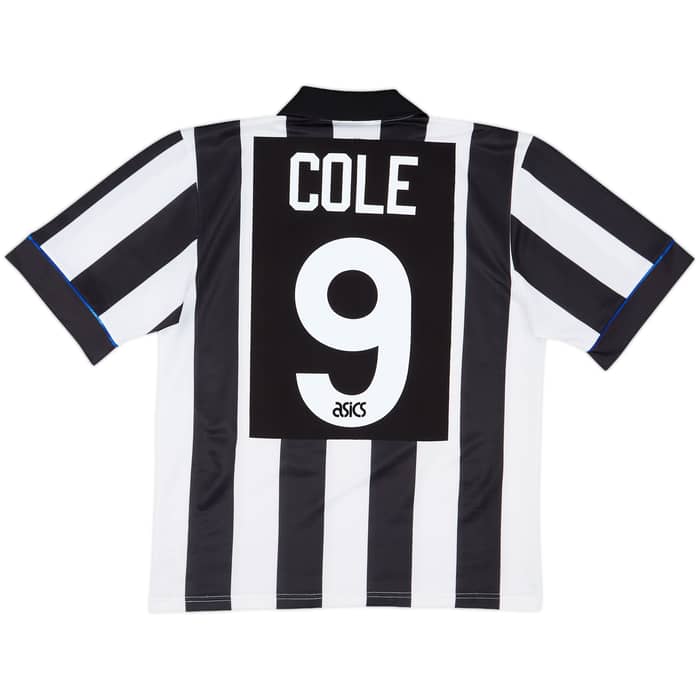 1993-95 Newcastle Home Shirt Cole #9 - 8/10 - (M)