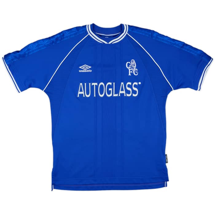 1999-01 Chelsea Home Shirt Zola #25 - 8/10 - (M)