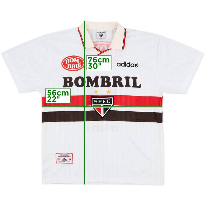 1997 Sao Paulo Home Shirt #9 - 9/10 - (L)