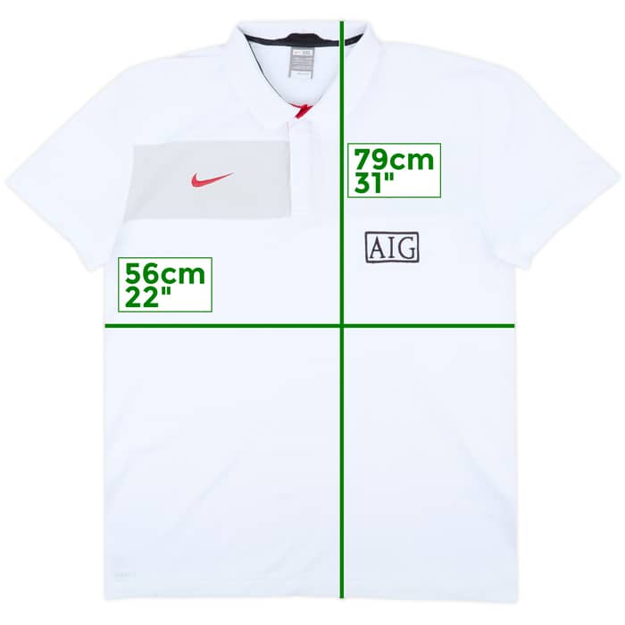 2009-10 Manchester United Nike Polo Shirt - 7/10 - (XXL)