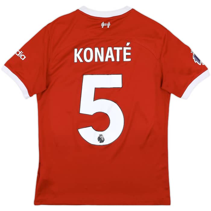 2023-24 Liverpool Home Shirt Konate #5 - 7/10 - (S)