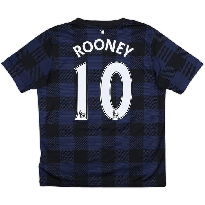 2013-14 Manchester United Away Shirt Rooney #10 - 7/10 - (XL.Boys)