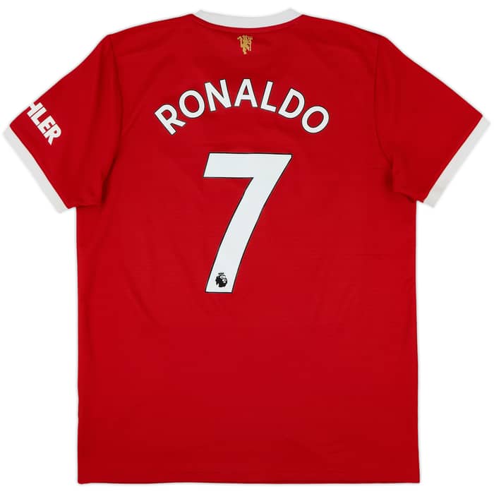 2021-22 Manchester United Home Shirt Ronaldo #7 - 8/10 - (L)