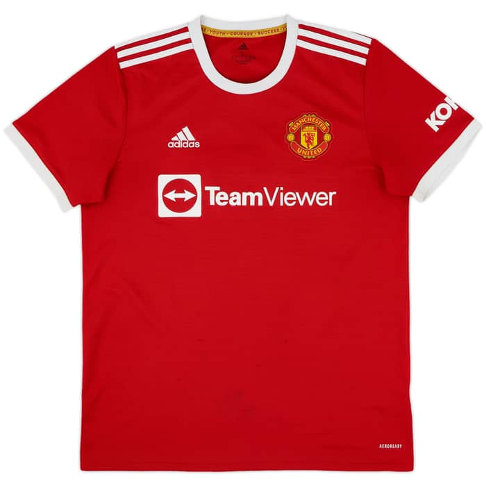 2021-22 Manchester United Home Shirt Ronaldo #7 - 8/10 - (L)