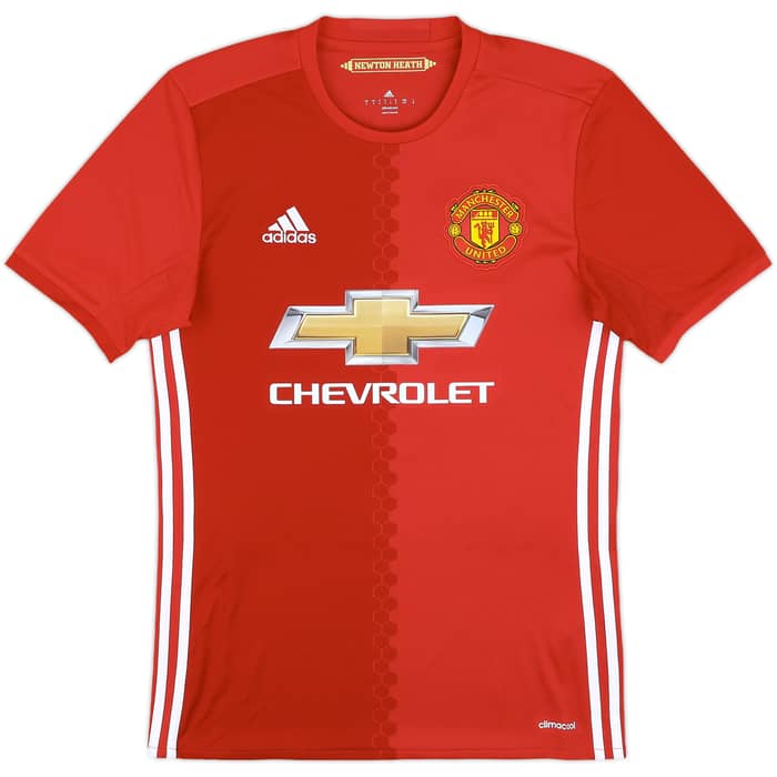 2016-17 Manchester United Home Shirt Pogba #6 - 8/10 - (S)