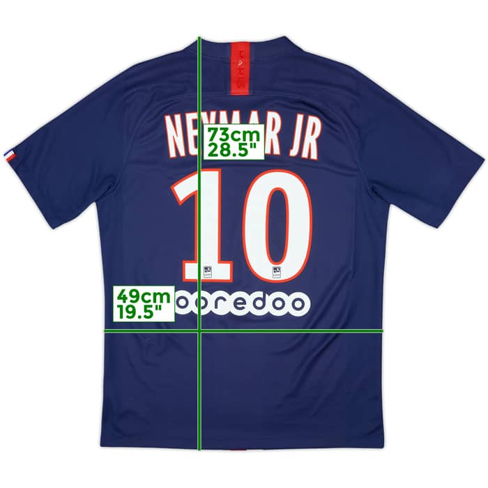 2019-20 Paris Saint-Germain Home Shirt Neymar Jr #10 - 8/10 - (M)