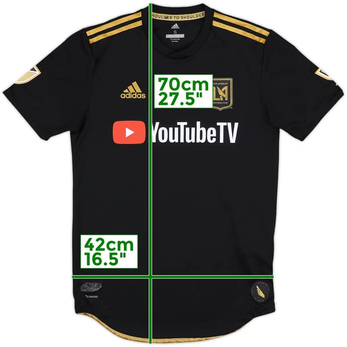 2018 LA FC Authentic Home Shirt - 8/10 - (S)