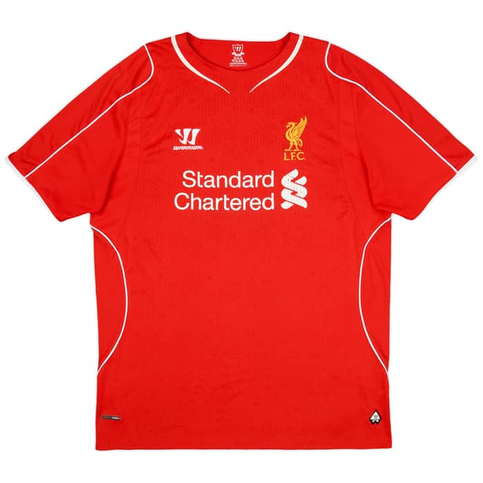 2014-15 Liverpool Home Shirt Gerrard #8 - 5/10 - (XL)