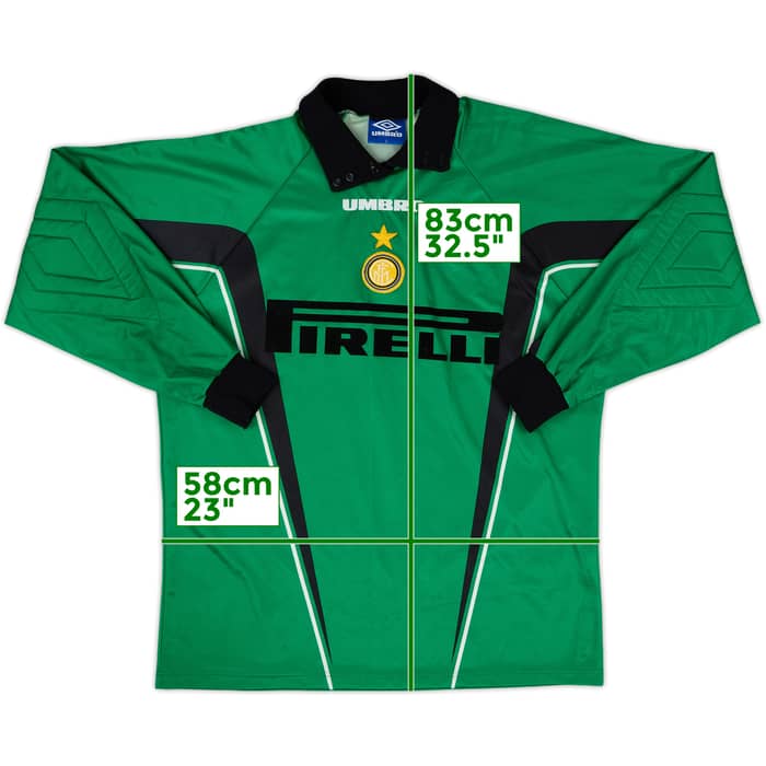 1997-98 Inter Milan GK Shirt - 5/10 - (L)