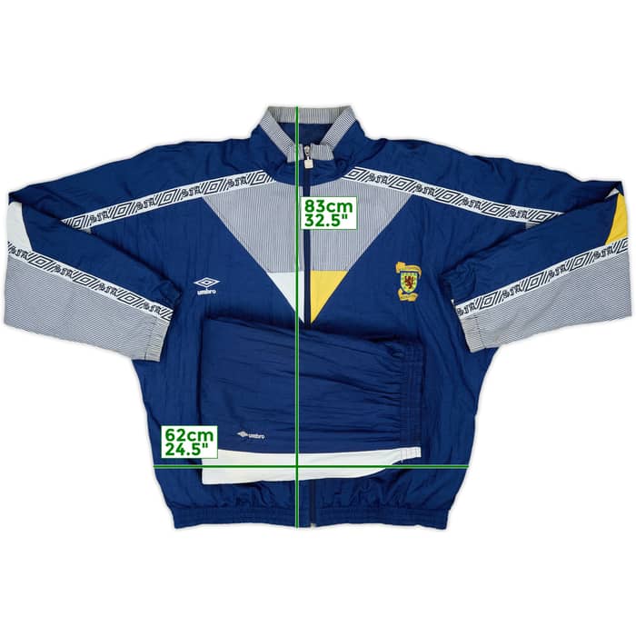 1990-92 Scotland Umbro Tracksuit - 8/10 - (XL)