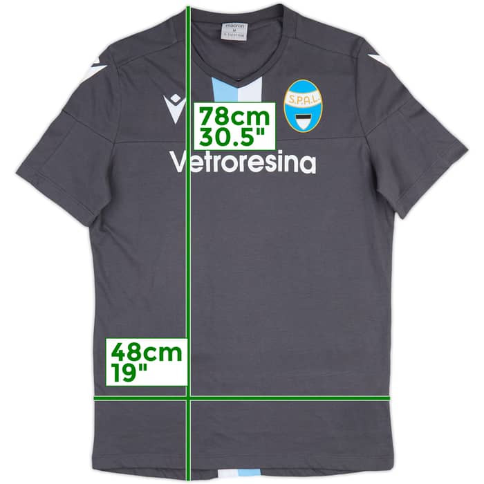 2019-20 Spal Macron Cotton Tee - 8/10 - (M)