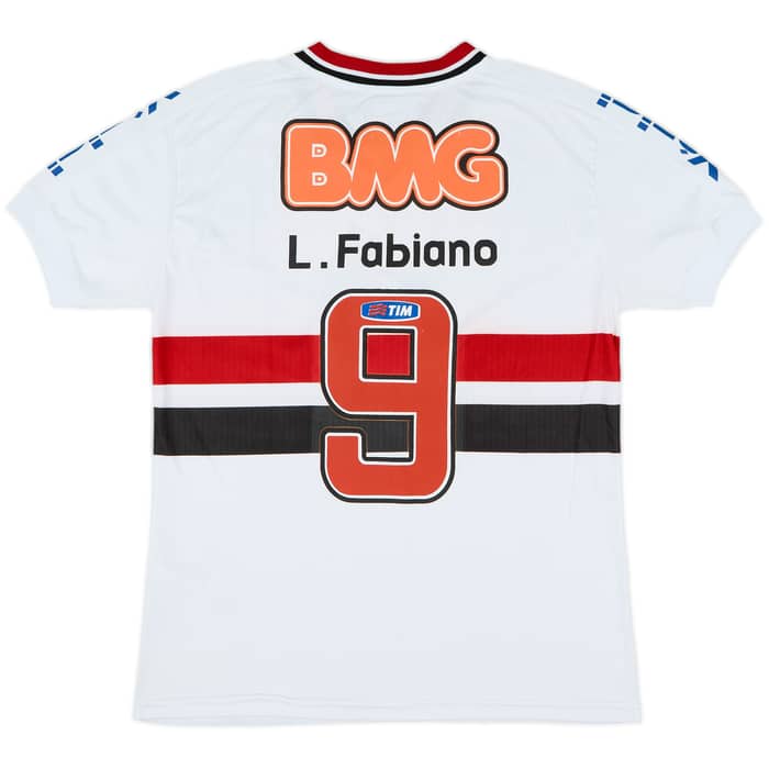 2011 Sao Paulo Home Shirt L.Fabiano #9 - 7/10 - (S)
