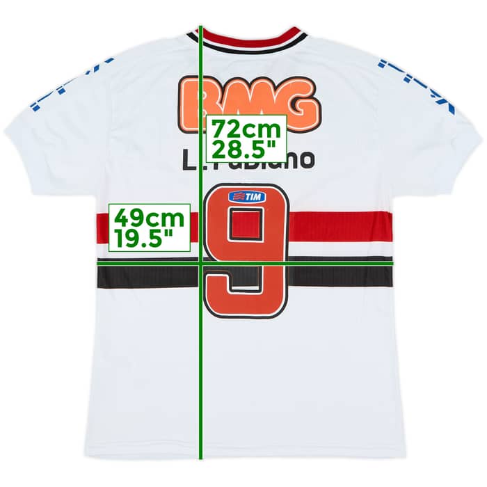 2011 Sao Paulo Home Shirt L.Fabiano #9 - 7/10 - (S)