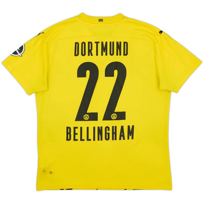 2020-21 Borussia Dortmund Home Shirt Bellingham #22 - 4/10 - (L)