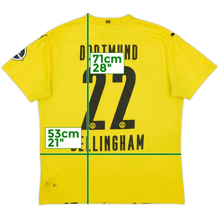 2020-21 Borussia Dortmund Home Shirt Bellingham #22 - 4/10 - (L)