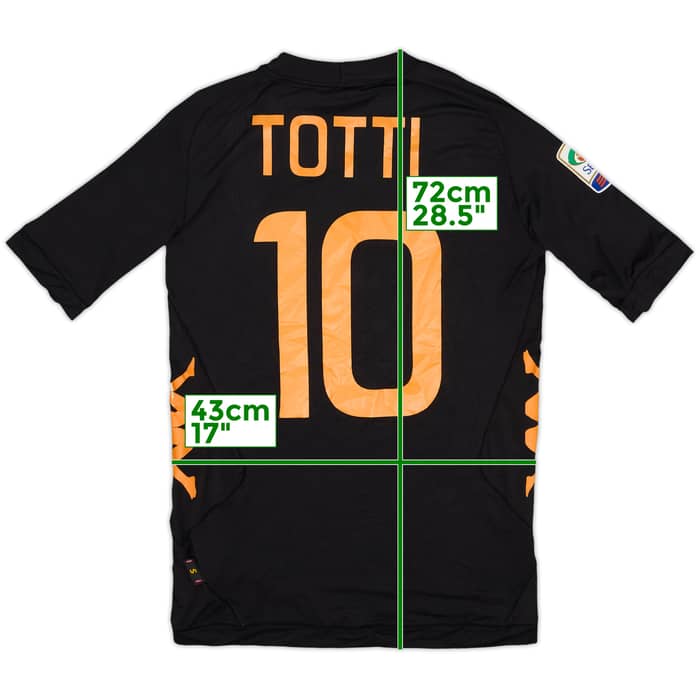 2011-12 Roma Third Shirt Totti #10 - 6/10 - (S)