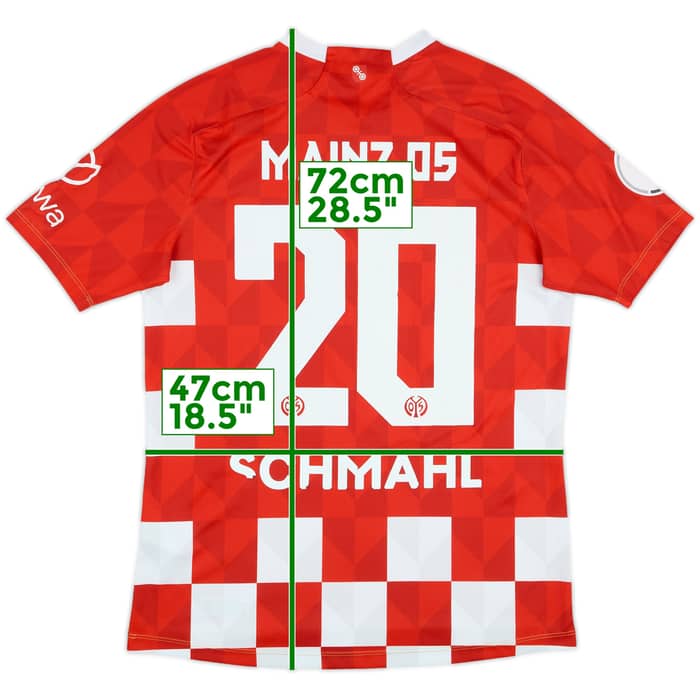 2023-24 FSV Mainz Women Match Issue DFB-Pokal Home Shirt Schmahl #20