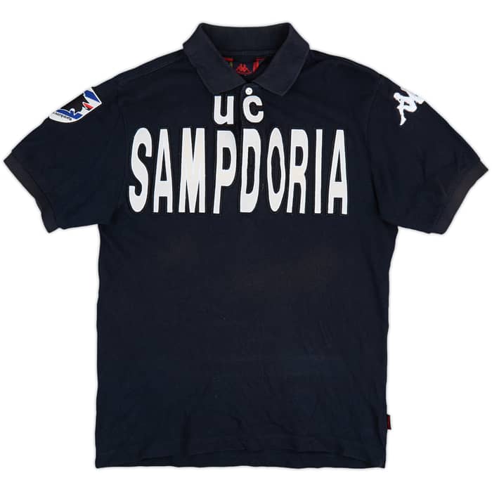 2008-09 Sampdoria Kappa Polo Shirt - 7/10 - (S)