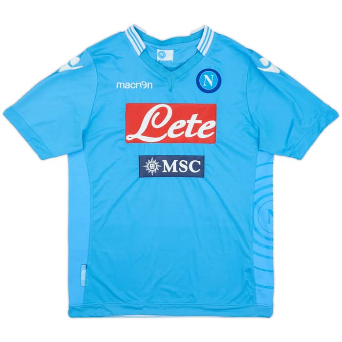 2013-14 Napoli Home Shirt Hamsik #17 - 5/10 - (S)