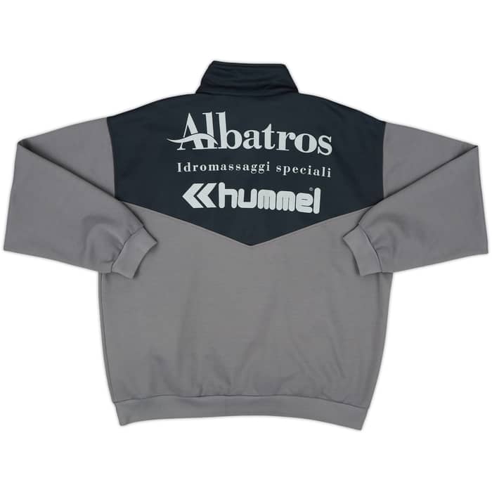 1995-96 Udinese Hummel 1/4 Zip Drill Top - 8/10 - (M)