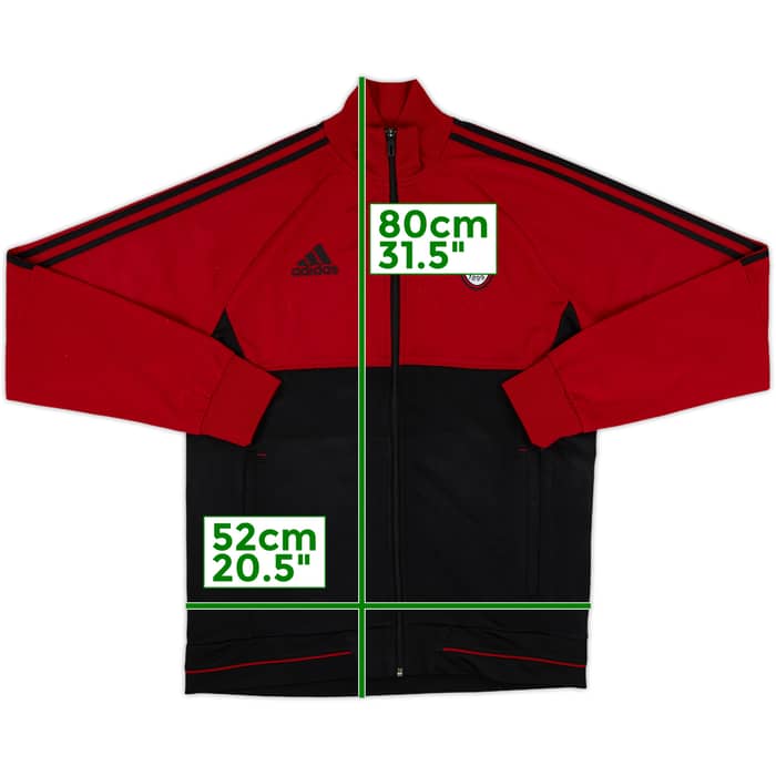 2017-18 AC Milan adidas Track Jacket - 8/10 - (M)