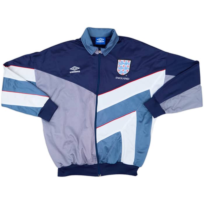 1996-98 England Umbro Track Jacket - 6/10 - (L)
