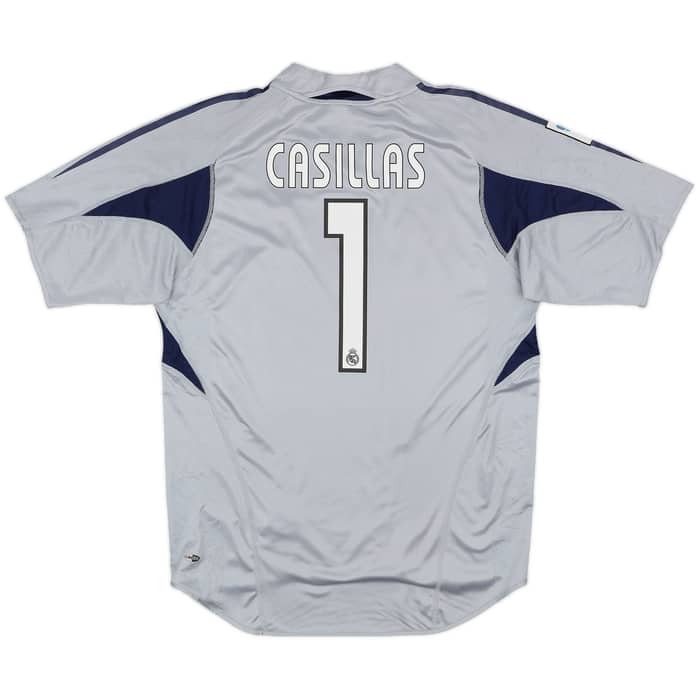 2004-05 Real Madrid GK S/S Shirt Casillas #1 - 7/10 - (M)