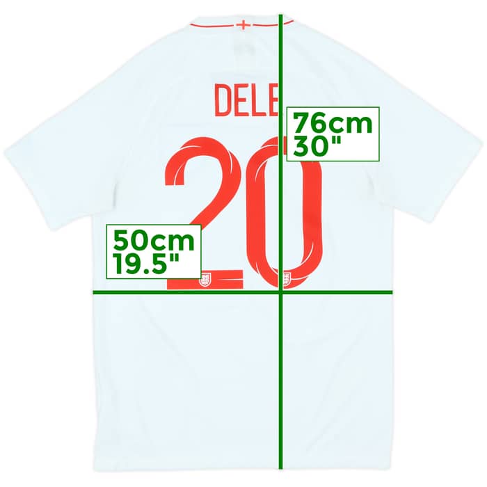2018-19 England Home Shirt Dele #20 - 8/10 - (M)