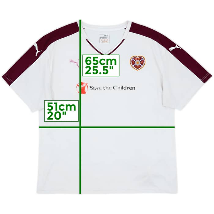 2015-16 Hearts Away Shirt - 4/10 (Womens L)