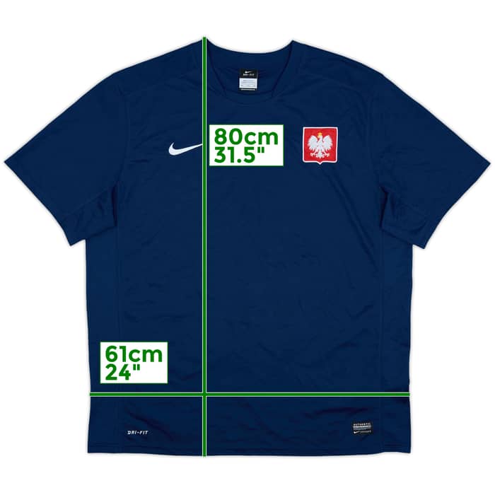 2016-18 Poland Nike Training Shirt - 8/10 - (XXL)