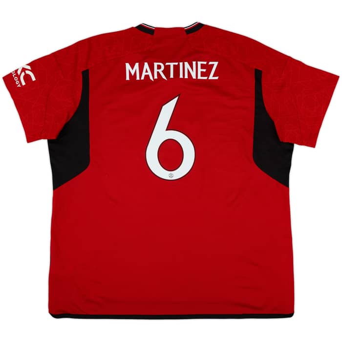 2023-24 Manchester United Home Shirt Martinez #6 - 7/10 - (3XL)