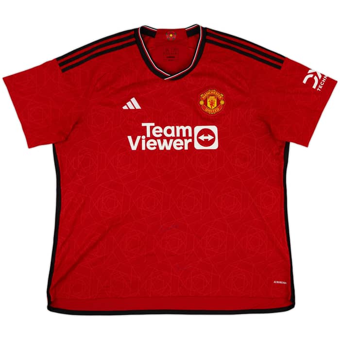 2023-24 Manchester United Home Shirt Martinez #6 - 7/10 - (3XL)