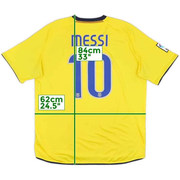 2008-10 Barcelona Away Shirt Messi #10 - 6/10 - (XL)