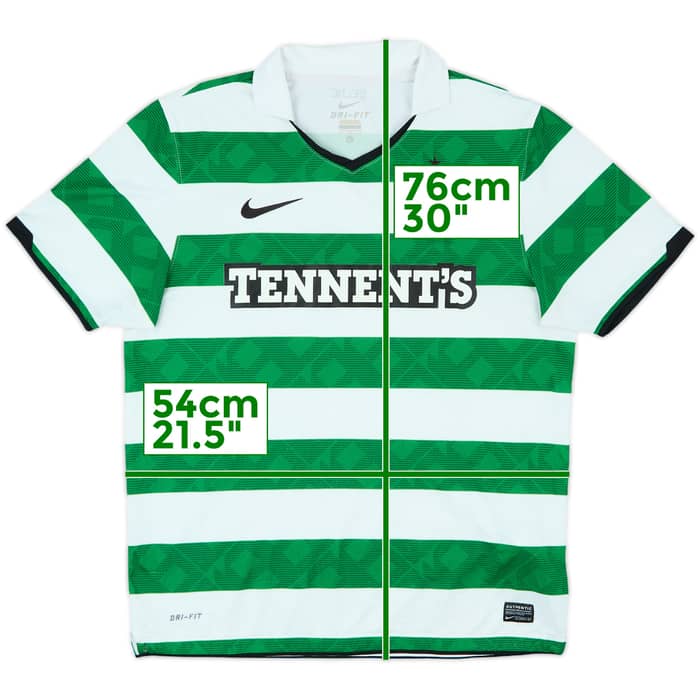 2010-12 Celtic Home Shirt - 8/10 - (L)